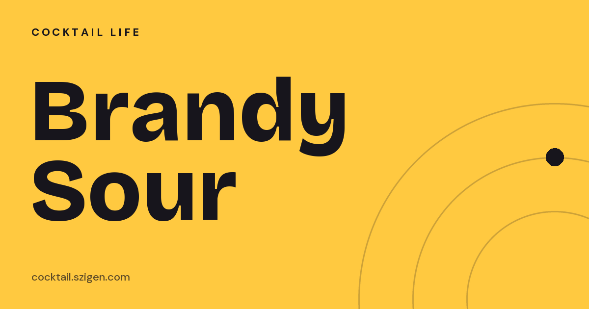 Brandy Sour