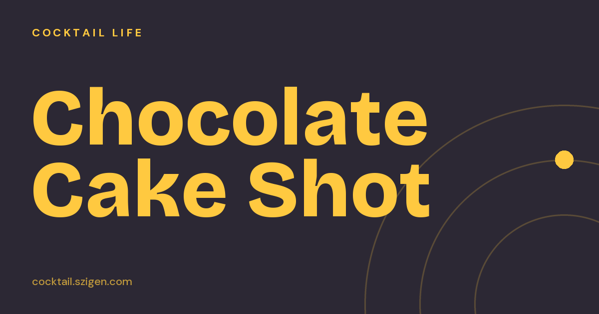 Chocolate Cake Shot