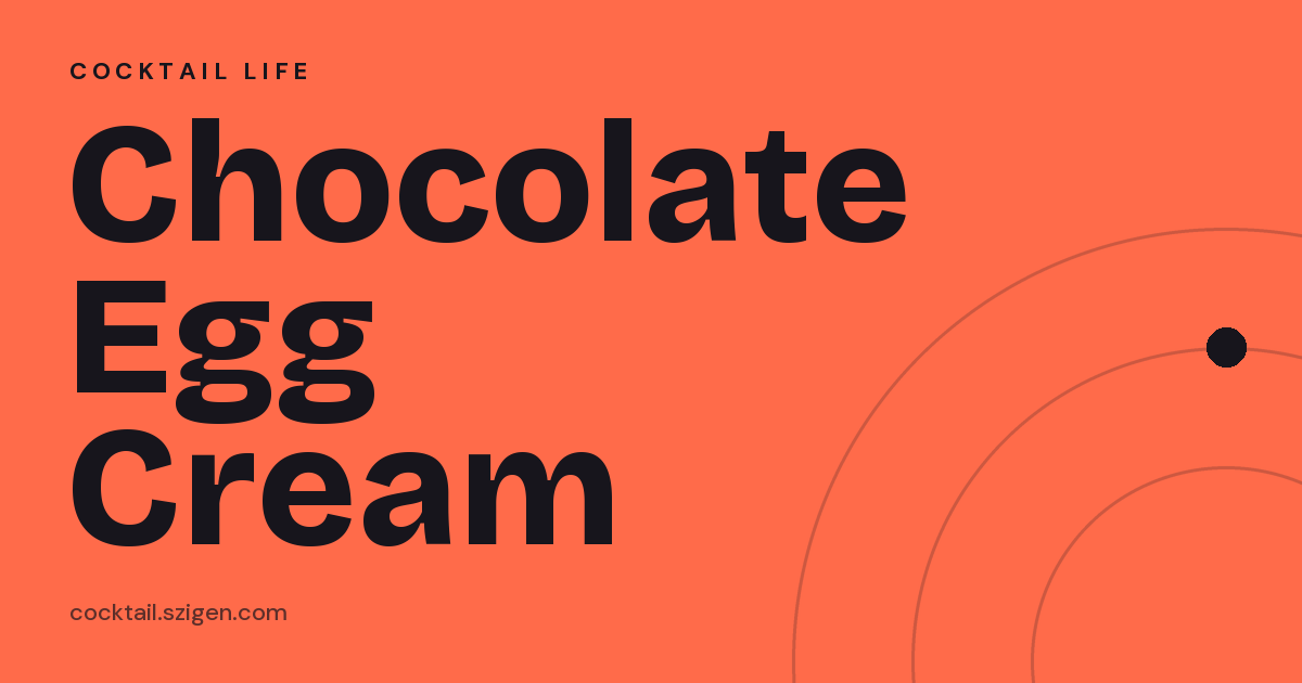 Chocolate Egg Cream