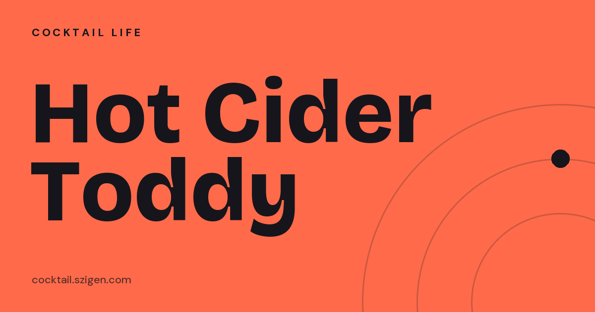 Hot Cider Toddy