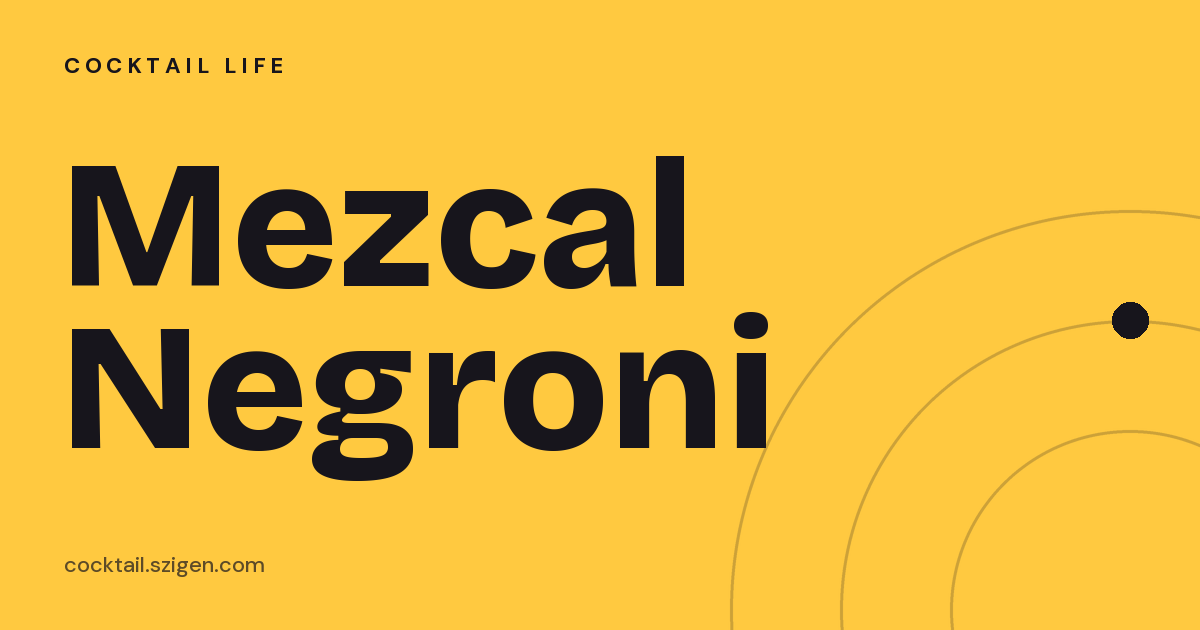 Mezcal Negroni