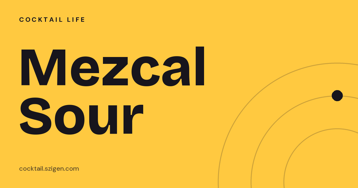 Mezcal Sour