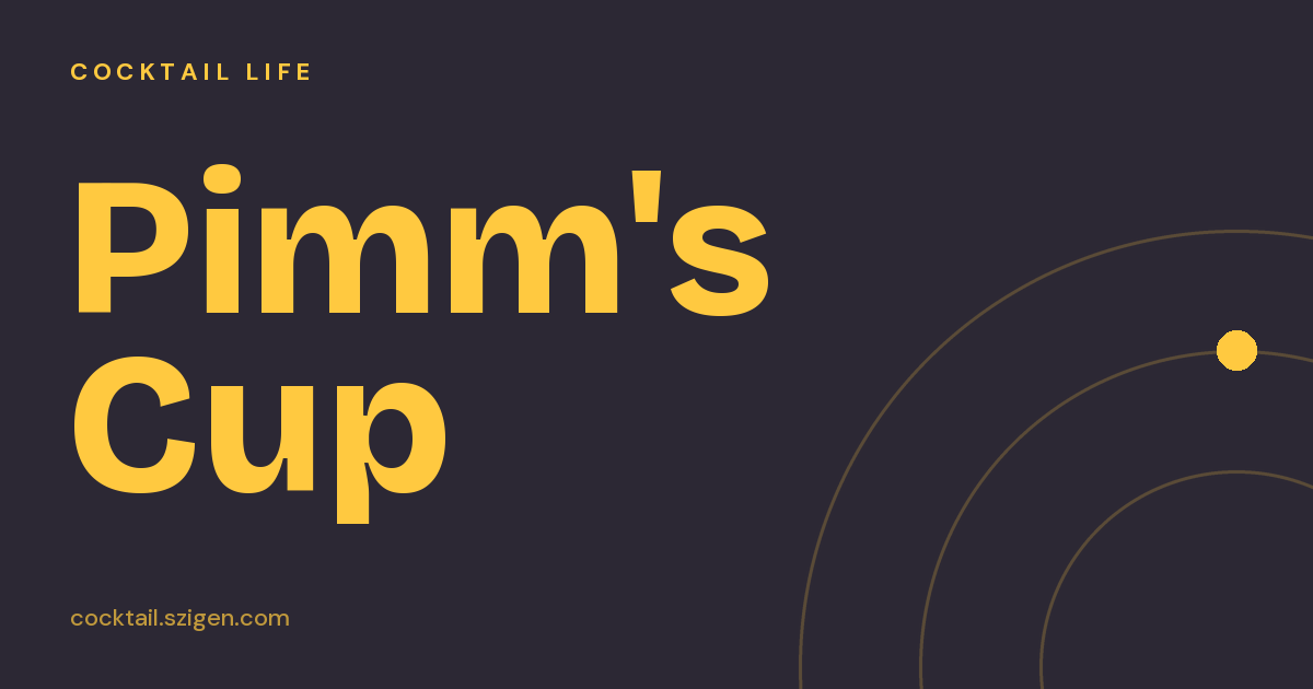 Pimm's Cup