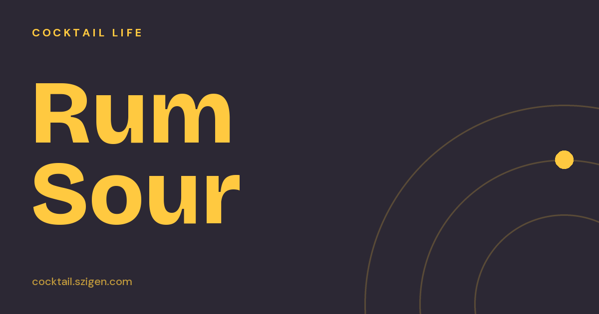 Rum Sour