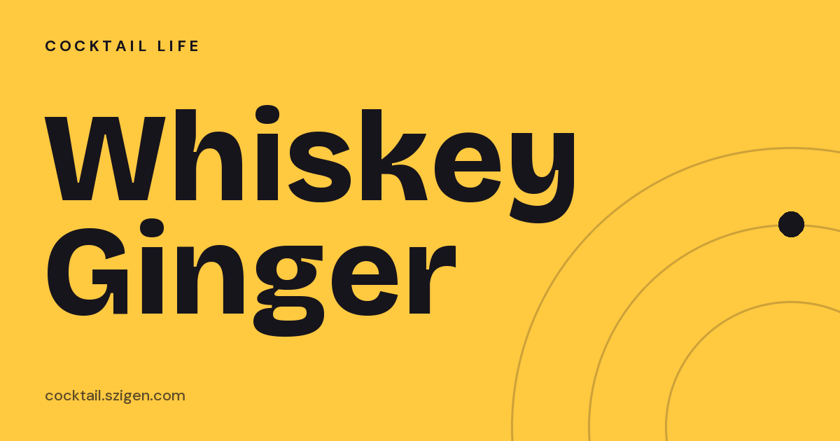 Whiskey Ginger